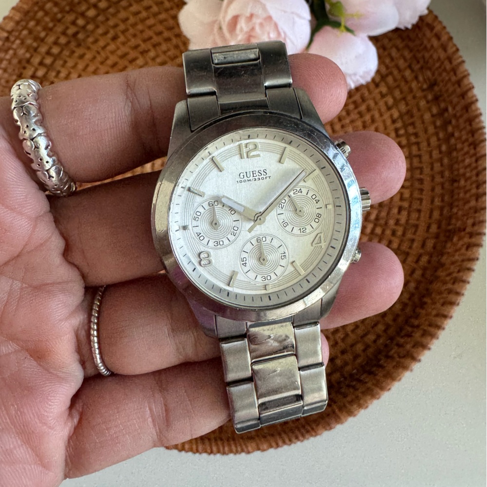 Guess Silver Men's Watch